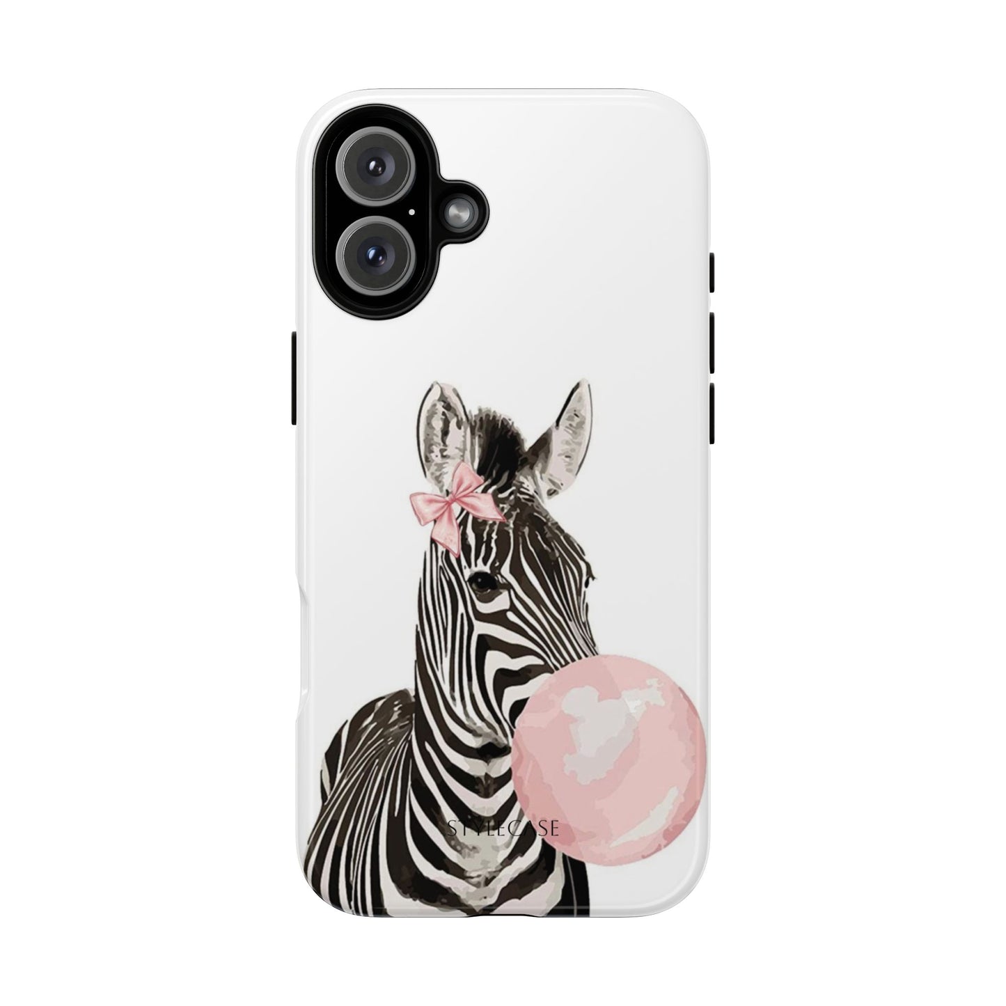 Zebra Bubblegum Phone Case — Cute Animal Samsung and Iphone Cover
